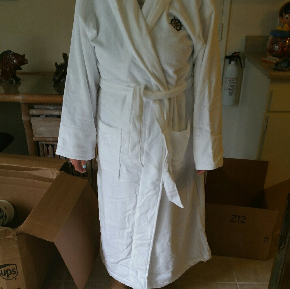 Hooded white Robe